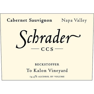 Schrader CCS Beckstoffer To Kalon Cabernet Sauvignon 2018 (1x75cl)