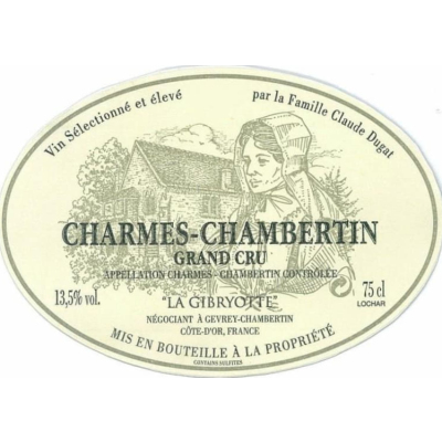 Gibryotte (Claude Dugat) Charmes-Chambertin Grand Cru 2021 (12x75cl)