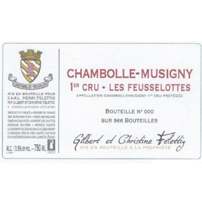 Felettig Chambolle-Musigny 1er Cru Les Feusselottes 2019 (1x75cl)