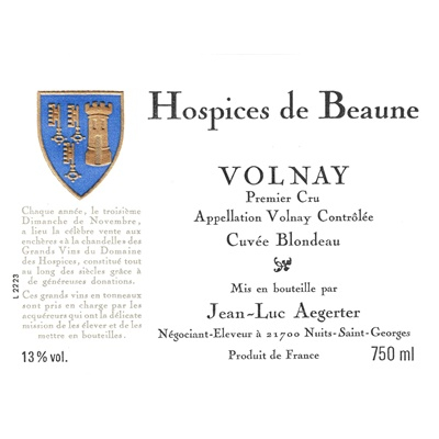 Hospices de Beaune Volnay 1er Cru Cuvee Blondeau 2014 (6x75cl)