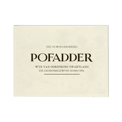 Sadie Family Pofadder 2018 (1x75cl)