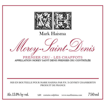 Mark Haisma Morey-Saint-Denis 1er Cru Chaffots 2016 (1x75cl)