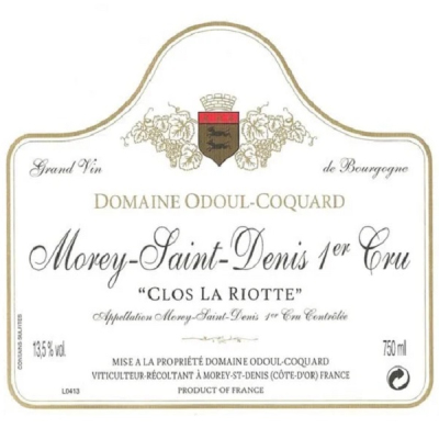 Odoul Coquard Morey-Saint-Denis La Riotte 2022 (6x75cl)
