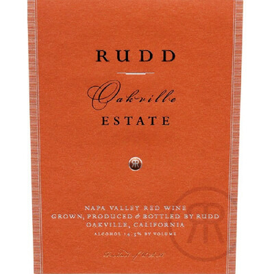 Rudd Oakville Estate Red 2012 (12x75cl)