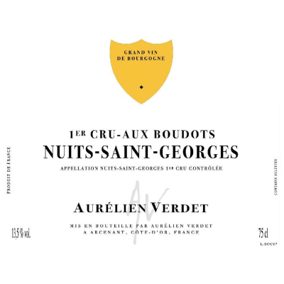 Aurelien Verdet Nuits-Saint-Georges 1er Cru Boudots 2016 (1x75cl)
