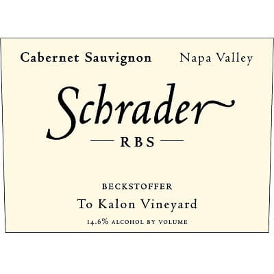 Schrader Cabernet Sauvignon RBS Beckstoffer To Kalon 2015 (2x75cl)