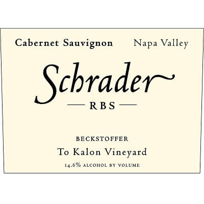 Schrader Cabernet Sauvignon RBS Beckstoffer To Kalon 2006 (1x75cl)