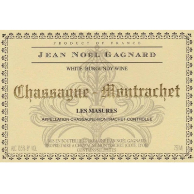 Jean Noel Gagnard Chassagne-Montrachet Les Masures 2022 (6x75cl)