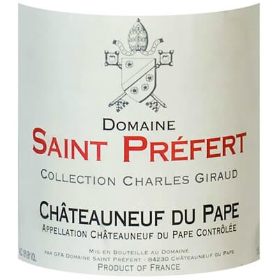 Saint Prefert Chateauneuf-du-Pape Collection Charles Giraud 2010 (12x75cl)