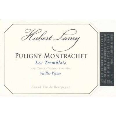 Hubert Lamy Puligny-Montrachet Les Tremblots VV 2022 (1x75cl)