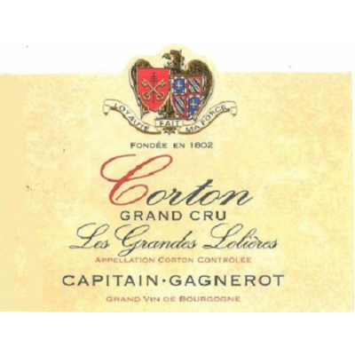 Capitain Gagnerot Corton Grand Cru Grandes Lolieres 2022 (6x75cl)
