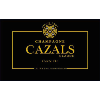 Claude Cazals Blanc de Blancs Grand Cru Clos Cazals 2014 (6x75cl)