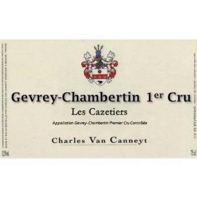 Charles Van Canneyt Gevrey-Chambertin 1er Cru les Cazetiers 2019 (6x75cl)