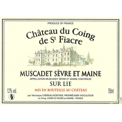 Coing Saint Fiacre Muscadet Sevre Maine Sur Lie 2022 (12x75cl)