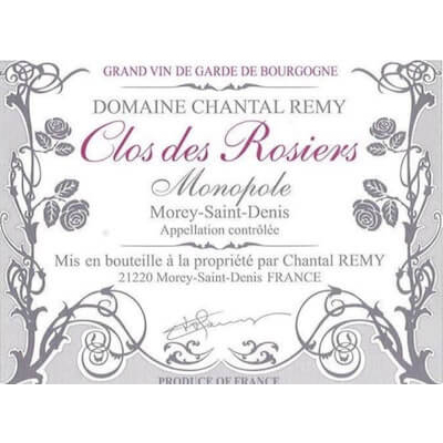 Chantal Remy Morey-Saint-Denis Monopole Clos des Rosiers 2016 (6x75cl)
