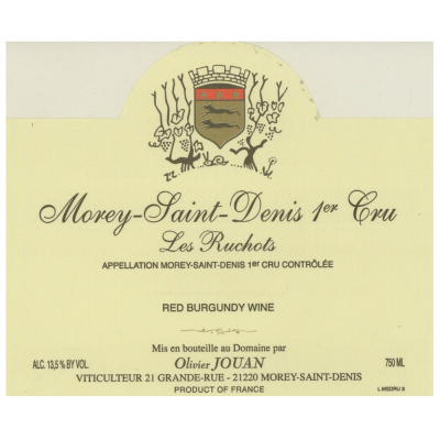 Olivier Jouan Morey-Saint-Denis 1er Cru Les Ruchots 2015 (6x75cl)