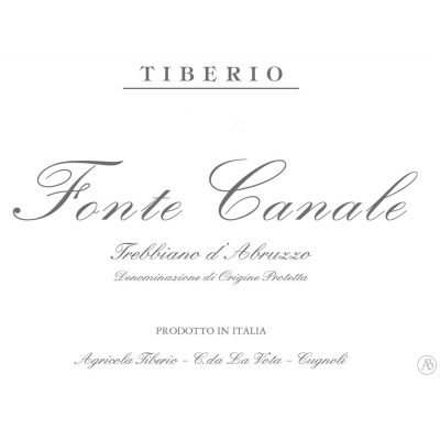 Tiberio Trebbiano Abruzzo Fonte Canale 2017 (1x75cl)