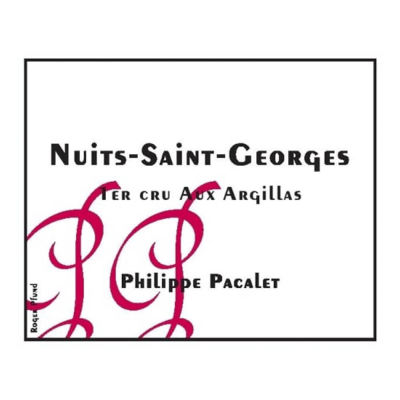 Philippe Pacalet Nuits Saint Georges 1er Cru Aux Argillas 2018 (12x75cl)