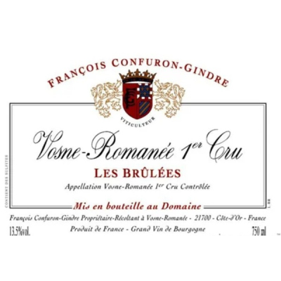 Confuron Gindre Vosne Romanee Brulees 2021 (1x75cl)