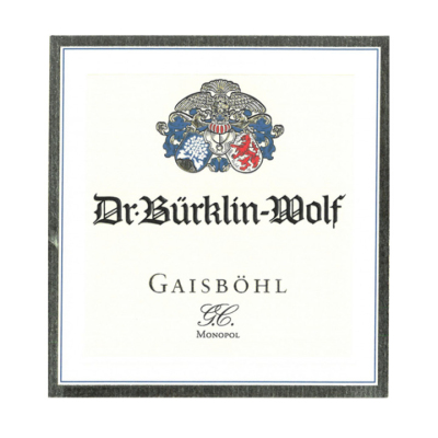 Dr. Burklin-Wolf Ruppertsberger Gaisbohl Riesling 2016 (1x75cl)