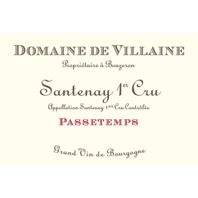 Villaine Santenay 1er Cru Passetemps Rouge 2022 (6x75cl)