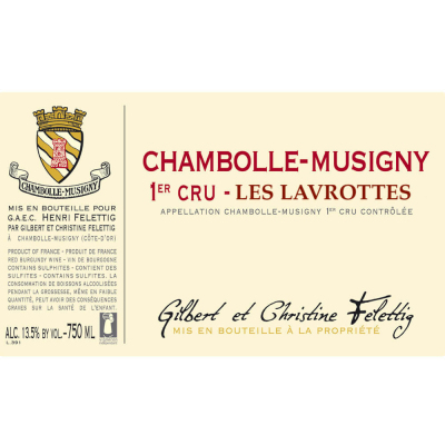 Felettig Chambolle-Musigny 1er Cru Les Lavrottes 2016 (3x75cl)
