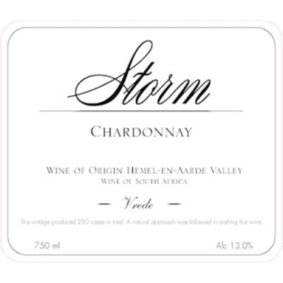 Storm Vrede Chardonnay 2022 (6x75cl)