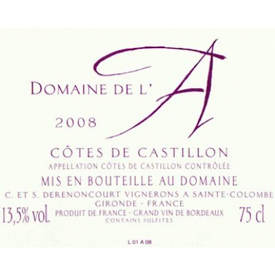Domaine de l'A 2017 (6x75cl)