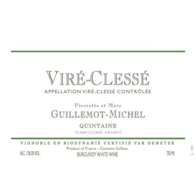 Guillemot Michel Vire Clesse Quintaine 2020 (6x150cl)
