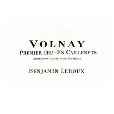 Benjamin Leroux Volnay 1er Cru Caillerets 2022 (6x75cl)