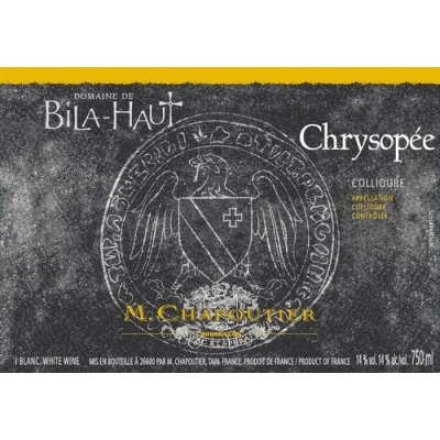 Chapoutier (Bila Haut) Chrysopee Collioure Blanc 2015 (6x75cl)