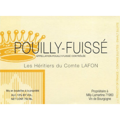 Les Heritiers du Comte Lafon Pouilly Fuisse 2020 (1x75cl)