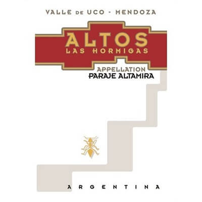 Altos Las Hormigas Appellation Paraje Altamira Malbec 2020 (6x75cl)