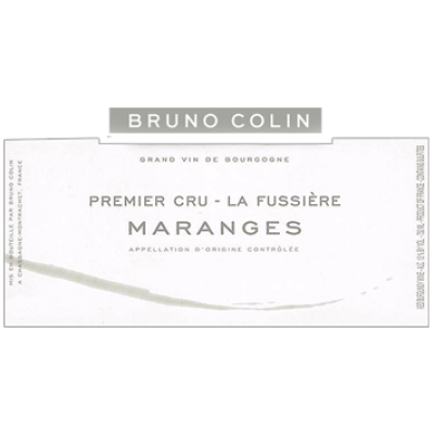 Bruno Colin Maranges 1er Cru La Fussiere Rouge 2022 (6x75cl)