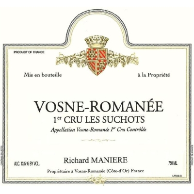 Richard Maniere Vosne-Romanee 1er Cru Suchots 2022 (6x75cl)