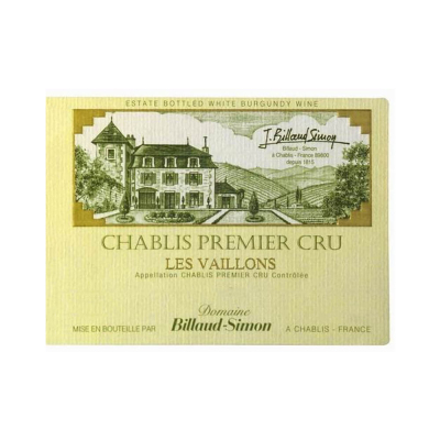 Billaud-Simon Chablis 1er Cru Vaulorent 2023 (6x75cl)