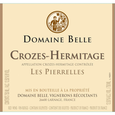 Belle Crozes Hermitage Pierrelles 2021 (6x75cl)