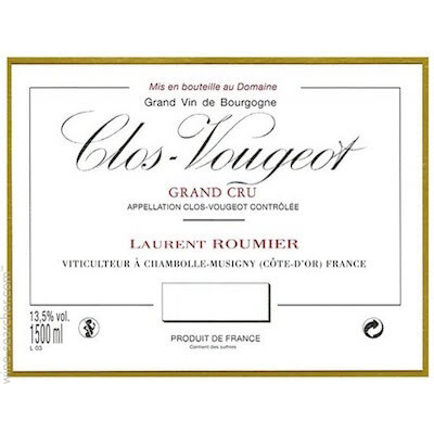 Laurent Roumier Clos Vougeot Grand Cru Rouge 2020 (6x75cl)