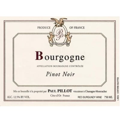 Paul Pillot Bourgogne Pinot Noir 2020 (6x75cl)