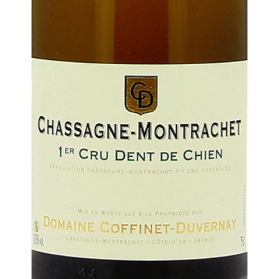 Coffinet Duvernay Chassagne-Montrachet 1er Cru Dent Chien 2019 (1x150cl)