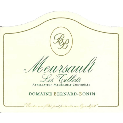 Bernard Bonin Meursault Les Tillets 2017 (6x75cl)