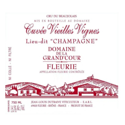 Grand Cour (Dutraive) Fleurie Champagne Vv 2022 (12x75cl)