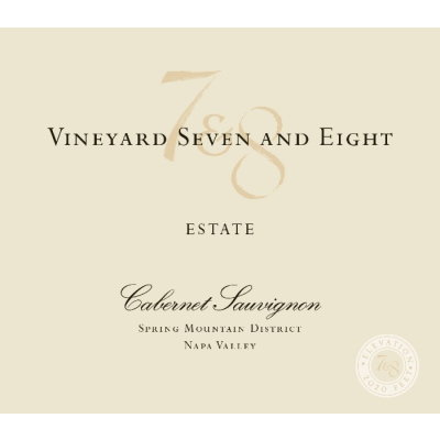 Vineyard 7 & 8 Estate Cabernet Sauvignon 2013 (6x75cl)
