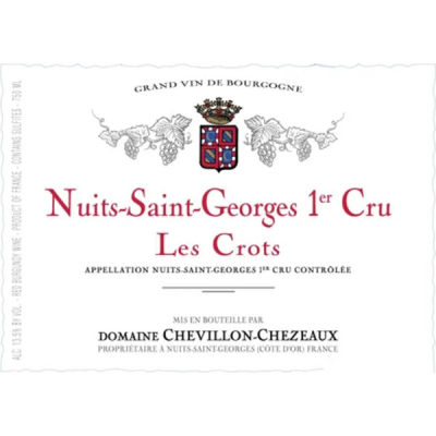 Chevillon-Chezeaux Nuits Saint Georges Crots 2015 (6x75cl)