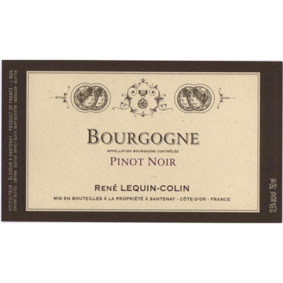 Rene Lequin Colin Bourgogne Pinot Noir 2020 (6x75cl)