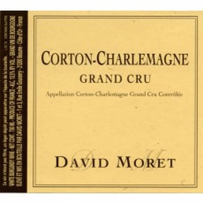 David Moret Corton Charlemagne Grand Cru 2022 (6x75cl)