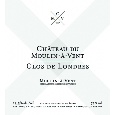 Chateau du Moulin a Vent Moulin a Vent Clos de Londres 2014 (3x150cl)