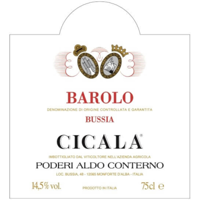 Aldo Conterno Barolo Cicala 1996 (6x75cl)
