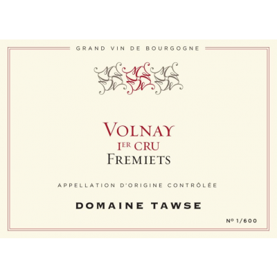 Tawse Volnay 1er Cru Fremiets 2019 (6x75cl)