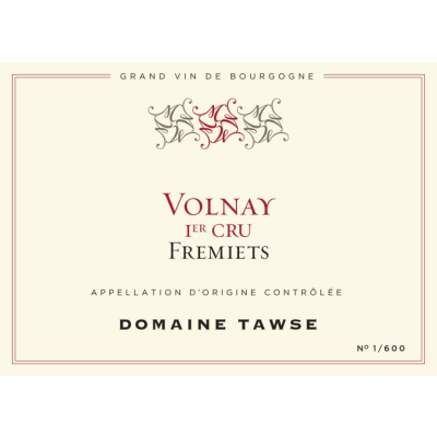 Tawse Volnay 1er Cru Fremiets 2023 (6x75cl)